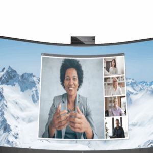 HP E34m G4 WQHD Curved USB-C Conferencing Monitor
