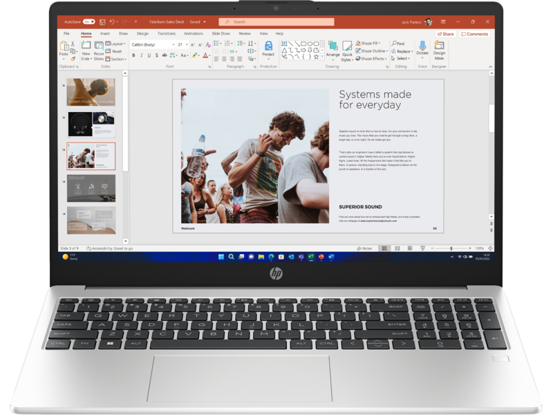 HP 250 G10 i3-1315U 8GB 256GB SSD 15.6in FHD Notebook