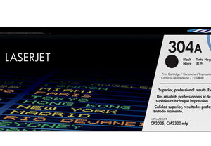 HP 304A Color LaserJet CP2025 Black Print Toner Cartridge