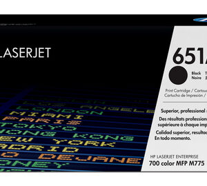 HP 651A LaseJet Black Print Toner Cartridge