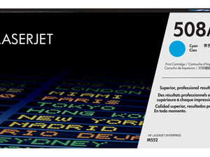 HP 508A Cyan LaserJet Enterprise Toner Cartridge