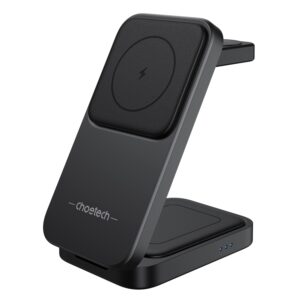 Choetech T611-F 3in1 wireless chrgr 15W-Black