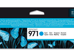 HP 971 Cyan Ink Cartridge