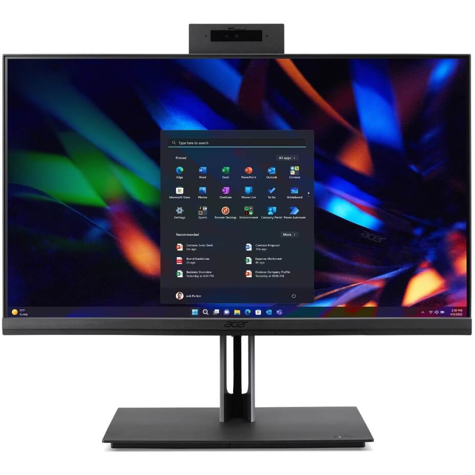 Acer VZ4714G Intel Core i7-13700 16GB DDR4 1024GB SSD DVD WR 23.8in FHD Desktop PC